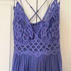 Adela One Maxi Slip in Periwinkle